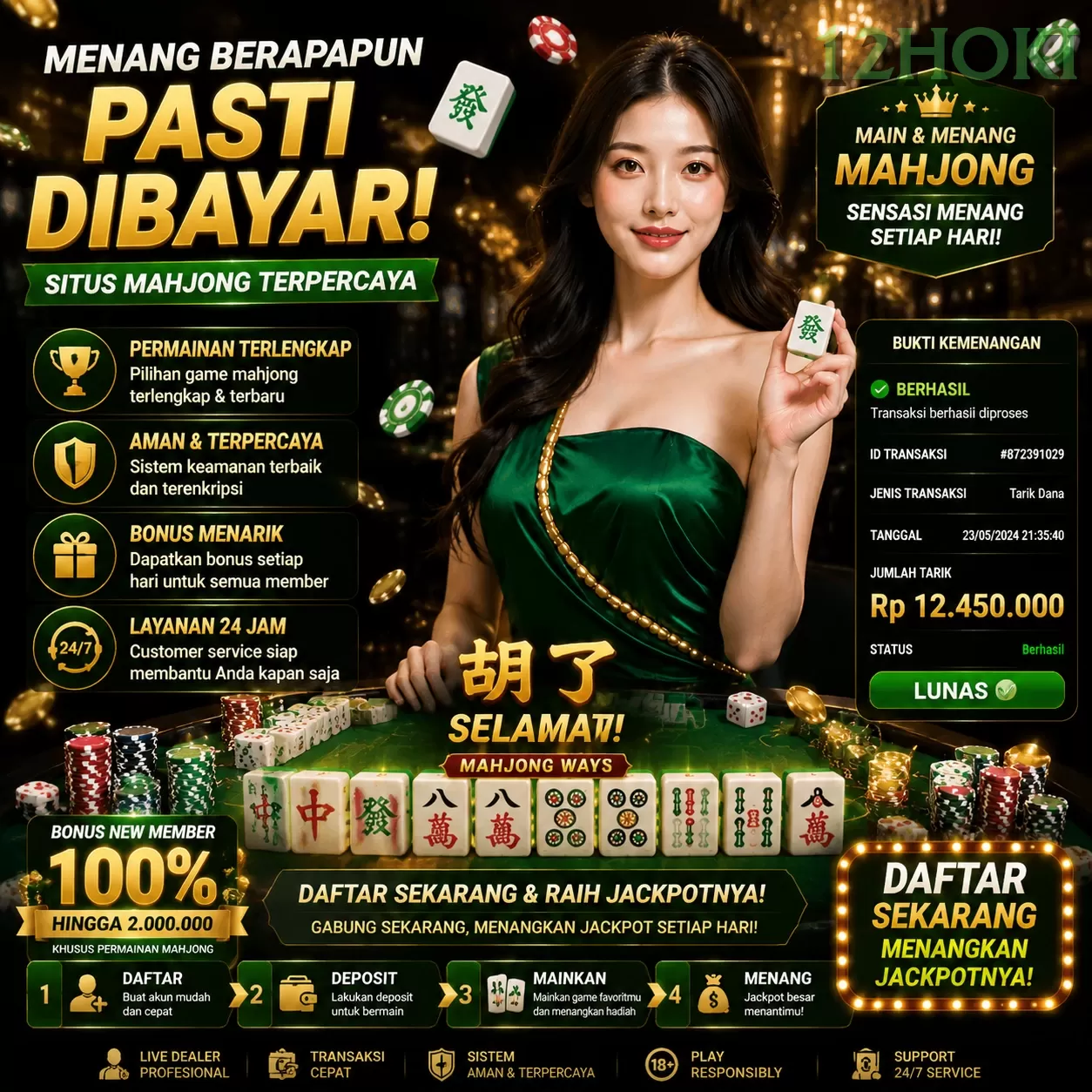 Ikon aplikasi 12hoki resmi